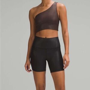 Lululemon asymmetrical, align bra, shimmer espresso.. size 4